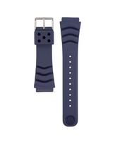 SEIKO Genuine Watch Band Model RS04K22NY1 22mm/20mm Urethane Navy Men's Replacement Design gray