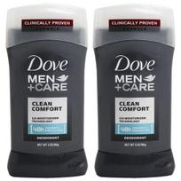 Dove Men +Care Dezodorantas Clean Comfort, 85g, 2 vnt. gray
