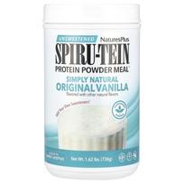 NaturesPlus, Spiru-Tein®, Protein Powder Meal, Unsweetened, Vanilla Flavor, 1.62 lb (736 g)