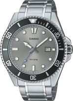 Casio Duro MDV-107D-8AV Vyriškas analoginis nardymo laikrodis Pilkas ciferblatas Nerūdijančio plieno 200m gray