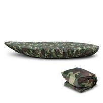 Profesionalus universalus baidarių dangtis kanojų valties vandeniui atsparus UV atsparus dulkėms saugojimo dangtelis Camouflage 3 4.0m