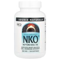 Source Naturals, NKO™, Neptune Krill Oil, 500 mg, 120 softgels