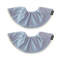 Sherinette Sherry Bib Rotatable Bib Bib Rest Baby Rabbit 2pcs, Cloud Blue gray