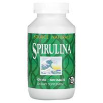 Source Naturals, Spirulina, 500mg, 500 Tablets