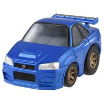 Choro Q Greiti ir įsiutę Nissan Skyline BNR34 GT-R blue