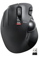 ELECOM belaidė pelė (Imtuvas įtrauktas) Trackball kairėje rankoje 6 mygtukai juodi M-XT4DRBK