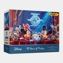 Mikio ir Minės 90-asis jubiliejus (Drobė) Dėlionė Disney 500 dalių blue
