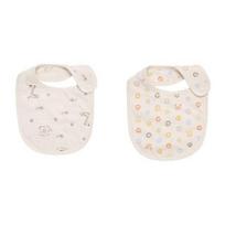 With Organic 2-piece bib set 25, korean baby products beige