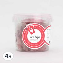 Bath Charm Foot Spa Foot Bath Rose 25p, 4 pieces, 750g gray