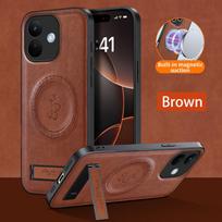 Leather Stand Case for Redmi Note 17 Pro Max 5G Cover for Redmi Note17 17Pro Built-in Magnetic for Magsafe Shockproof Shell Redmi Note 17 5G ruda