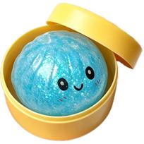 Blind Box Glitter Dumpling Colorful Dumpling Squishy With Box Dumplings Sensory Squeeze Toy For Stress Relief blue
