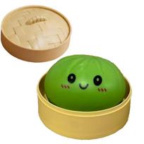 Colorful Simulated Dumpling Blind Box Squishy Toy Stress Reliever Anxiety Relief Happiness Enhancer Squeeze Rebound Reliever beige