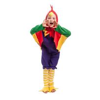 Kids Chicken Costume Halloween Carnival Party Dance Performance Outfit Cartoon Long Sleeve Toddler Dress-Up Set M 7-9Y blue