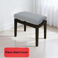 Universal Elastic Piano Stool Cover Dustproof Washable Bench Protector For Home Makeup Seat 37x27x7cm