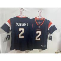 Vaikų NFL Denver Broncos Siuvinėtas Futbolo Džersis Suaugusiųjų Unisex Sportinis S gray