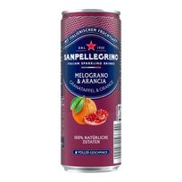 San Pellegrino Granatų ir Apelsinų 330ml 1 skardinė blue