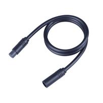 Atsparus vandeniui E-dviratis 1T4 EB-Bus kabelis Tongsheng/UART protokolo variklio ekranui/stabdžių rankenėlei/nykščio droseliui Apvalus jungiklis Droseliai 2 Extension Cable 60CM black