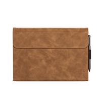 Premium Leather Case Surface Pro 7 8 9 10 11 X Go 2 With Pen Slot Stand Function Business Slim Cover Surface Pro X brown