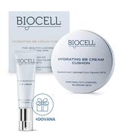 BB kremas kušonas BIOCELL Hydrating BB Cream Cushion + DOVANA paakių kremas BIOCELL 15 ml