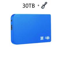 256TB SSD Didelės spartos SSD USB 3.0 Korpusas Mobilūs kietojo disko dėklai SSD Išoriniam saugojimui HDD Dėžutė Su USB3.0 Kabeliu ABS Blue-30TB