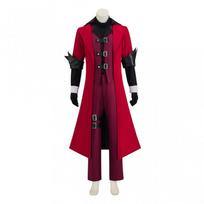 Devil May Cry Anime Coat Dante Red Trench Cosplay Costume Halloween L black
