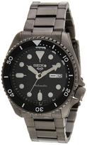 Seiko 5 Sports Black Dial Gunmetal Gray Stainless Steel Automatic Watch SRPD65K1 Men's pilka spalva