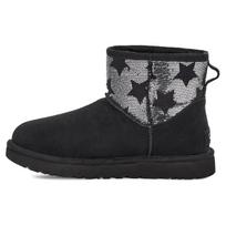 UGG Classic Mini Sequin Stars Star Black Women's (Unisex) Snow Boots 1109441 BLK 39.0 gray