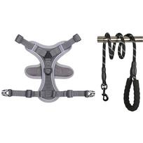 New Cat Leash and Harness Anti-Escape Cat Harness Kitten Harness Strap Cats Harness for Cats Strip XL pilka