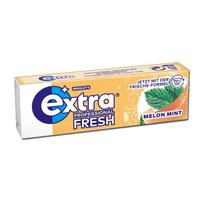Wrigley Extra Fresh Sugar-Free Gum Melon Mint 10-Pack 14G blue