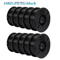 KINGROON 10KG PLA gija PETG 3D gija 1.75mm 3D spausdintuvui Gijų rinkinys Mišrios spalvos FDM spausdinimo medžiaga Greitas pristatymas