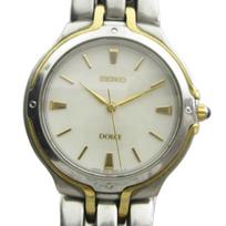 Seiko SEIKO DOLCE Quartz Watch with Silver Watch 5E31-6010 Logo, Color, Men's GY18 /MQ beige