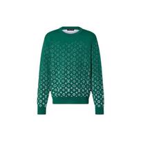 Louis Vuitton monogram knit cotton top 1ABIYO S0 blue