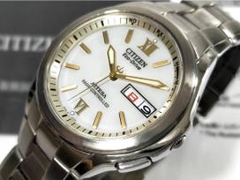 CITIZEN Attesa Watch Date Titanium Watch Eco-Drive Radio-Controlled ATD53-2791 Day & Men's gray