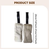 2 Pieces Pilates Reformer Straps Equipment Accessories Flexible Adjustable Comfortable šviesiai pilka spalva