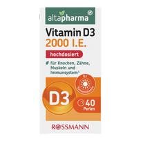 Rothmans Altapharma Vitamin D3 2000 Ie. 40 Tablets