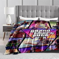 Grand Theft Auto VI Colorful Design Flannel blanket for bedroom, living room, sofa, and nap 150x200cm(59*78in)