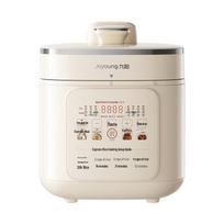 Joyoung 5L Electric Pressure Cooker with Dual Stainless Steel Pots CN plug (adapter included) white
