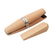 Safe Secure Holding Ring Clamp Leather Jaws Bench Jewelry Pliers Jewelry Making Tool  Micro Carving Wood brown
