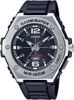 CASIO Standard LED Light Analog Quartz Watch Black Overseas Model [Casio] MWA-100H-1AV Men's gray