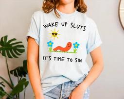 Wake Up It's Time For Chaos T-Shirt Unisex T-Shirt XXXXL white