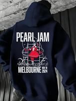 Pearl Jam Melbourne Concert Hooded Sweatshirt XXL black