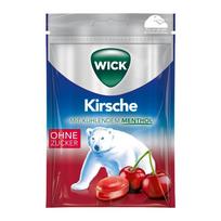 German Wick Sugar-Free Cherry Cough Lozenges 72G blue