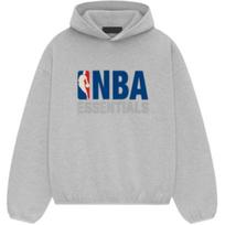 Fear Of God Essentials x Nba Essentials  Light Heather  hoodie 192AL246400F L gray