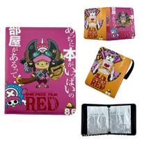One Piece Boa Hancock Card Binder PU Leather Zip Large Capacity Anime Trading Card Holder