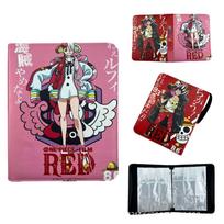 One Piece Boa Hancock Card Binder PU Leather Zip Large Capacity Anime Trading Card Holder