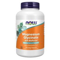 Magnesium Glycinate with BioPerine - 180 kapsulių - NOW Foods