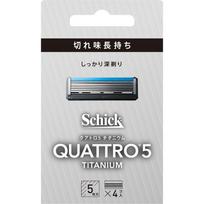 sic japan Thick Quattro Quattro 5 Titano atsarginiai peiliukai 4 vnt. Vyriški atsarginiai peiliukai Skutimosi peiliukai vyrams Būkite atsargūs, kad nesusižeistumėte keičiant peiliukus