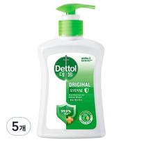 Dettol rankų plovimo originalus produktas, 250ml, 5 vnt white