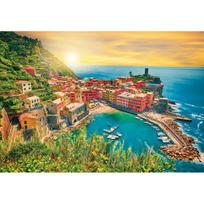2000 Piece Jigsaw Puzzle - Beautiful Island Cinque Terre (Mini), popular Korean puzzle beige