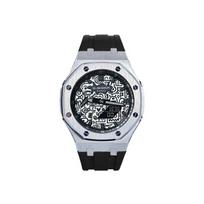 CASIO Unisex Skystųjų kristalų, Analoginis dvigubo ekrano serija 48,5 mm Juodas laikrodis GA-2100-1A1(Watch8--DAILININKAS) white
